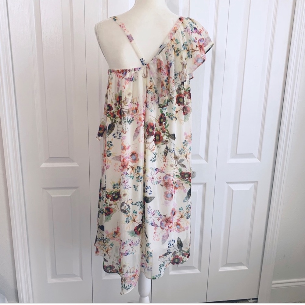 NWT Jessica Simpson (XL) Maternity Ruffled, Sleeveless Floral Dress HOST PICK - Picture 6 of 8